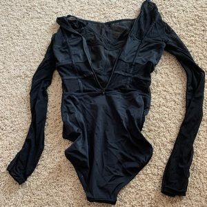 Black leotard